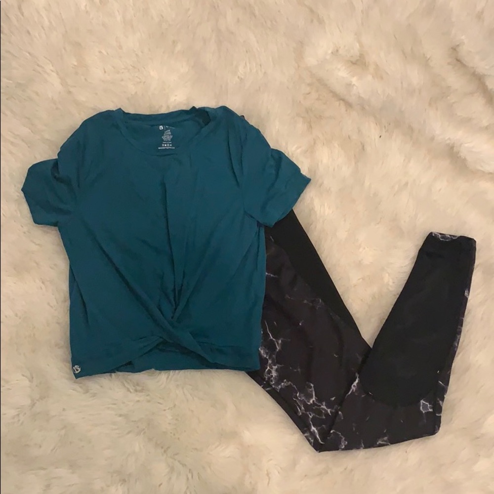 Buffbunny Marble Leggings Set